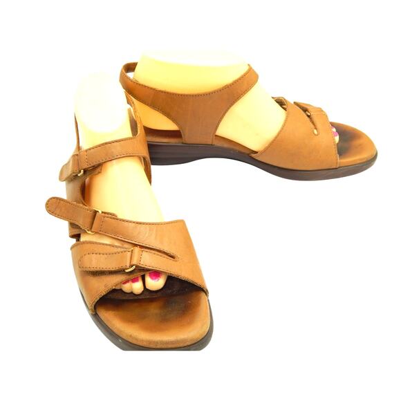 SAS Tabby Sandals Shoes Womens Leather strapy Adjustable Comfort beach 10M - Picture 6 of 6